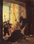 Karl Briullov, Pilgrims in the Doorway of a Church